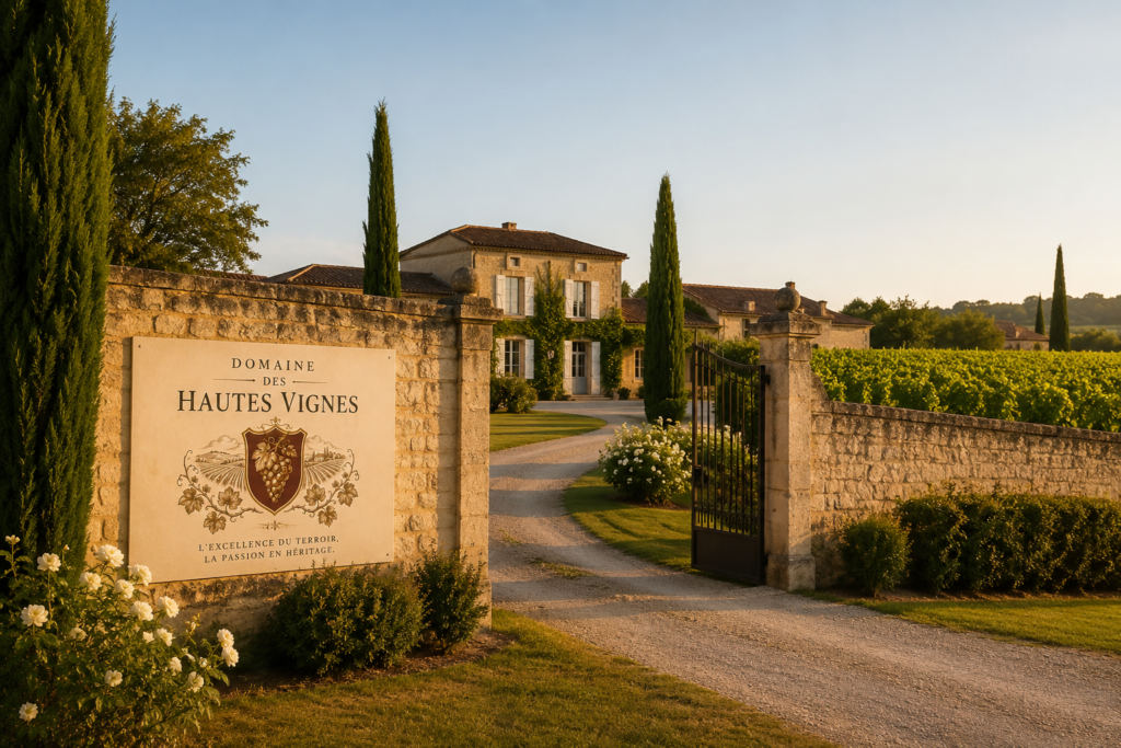 Le Domaine des Hautes Vignes au cœur de son vignoble